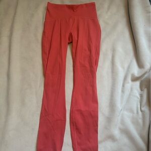 Orange Mesh Lululemom Leggings! Size 4!